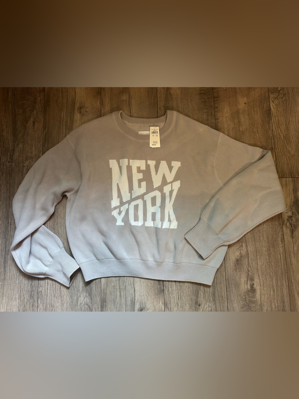 aerie Crewneck Sweatshirt in tan Size Small